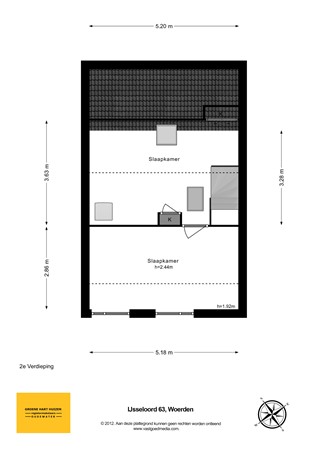 Plattegrond - IJsseloord 63, 3448 VD Woerden - TV - 2D.jpg